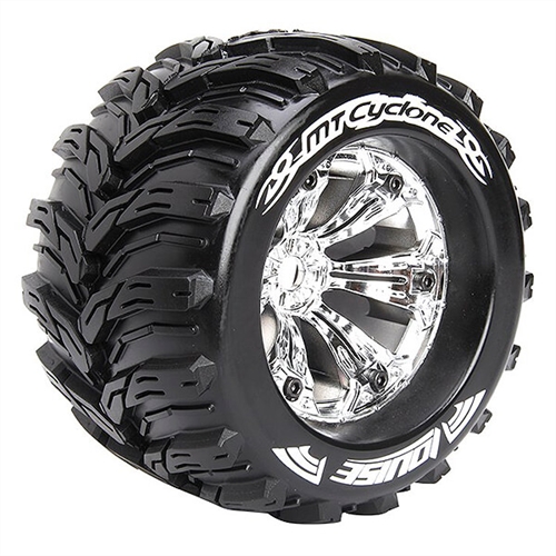 LOUISE RC MT-CYCLONE 1/8 SPOR T 0 OFFSET/CHROME EP E-MAXX FR
